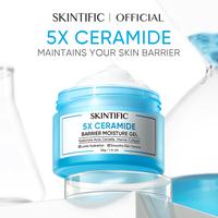 [New] Skintific 5X Ceramide Barrier Moisture Gel Lightweight Moisturizer Skincare Facial Hyaluronic Smooth Comfort Hydrate da...