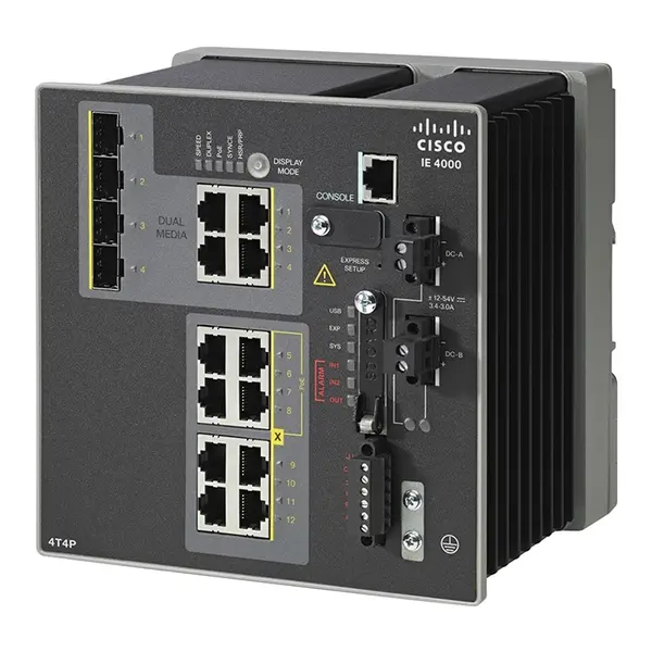 IE-4000-4T4P4G-E= Cisco IE4000 4x 4x PoE+ 4x Combo SFP Switch