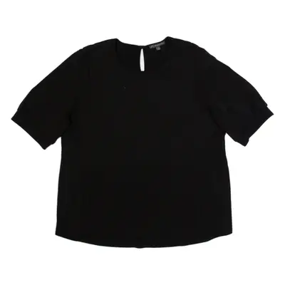 ADRIANNA PAPELL Womens Top Black L
