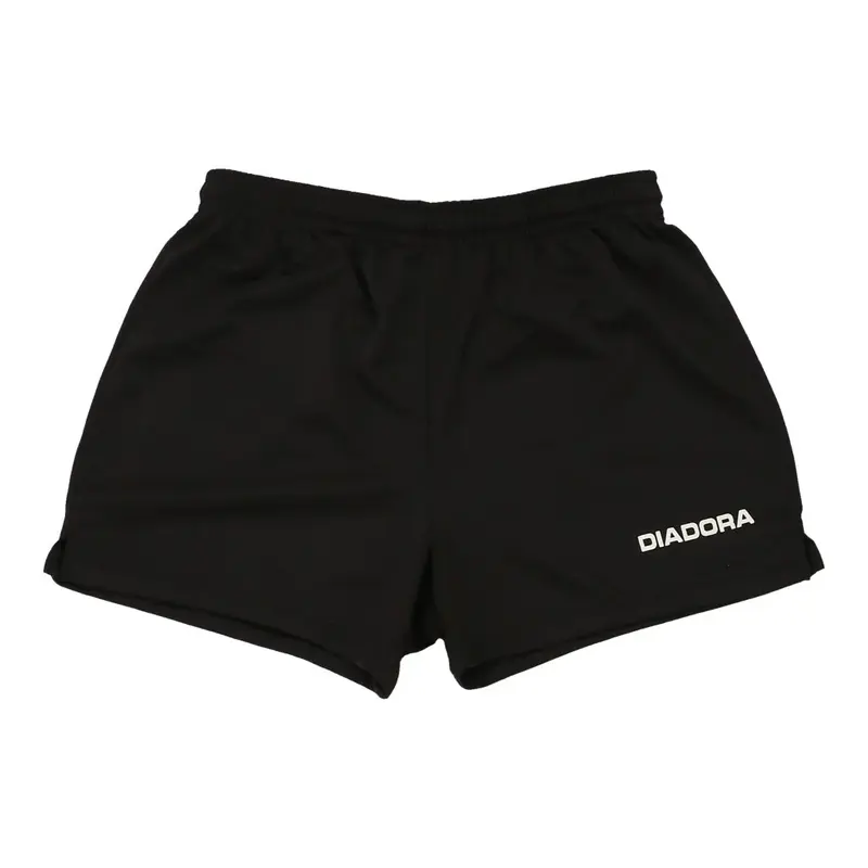 Age 13-15 Diadora Sport Shorts - XL Black Polyester