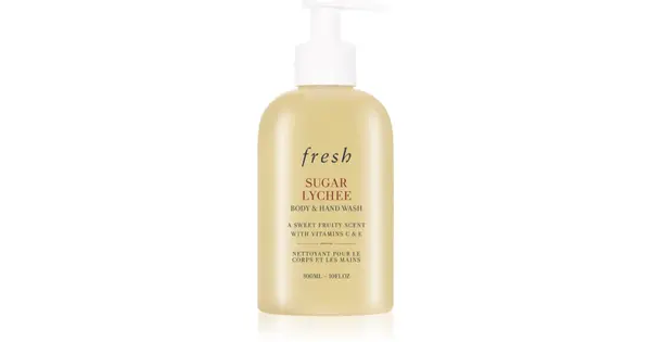 Fresh Sugar Lychee Cleansing Shower Gel Hands And Body 300 Ml