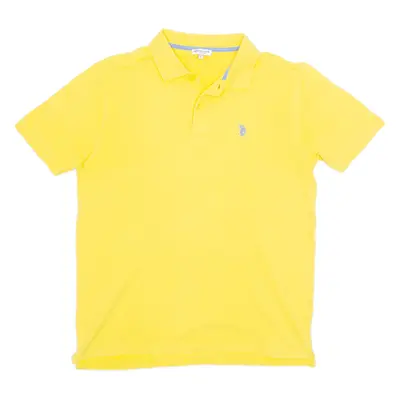 U.S. POLO ASSN Mens Polo Shirt Yellow L