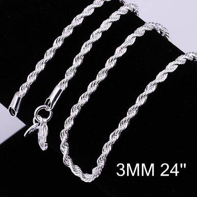 Brass Rope Chain Necklaces