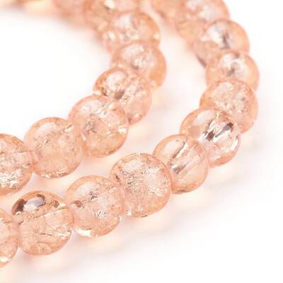 Crackle Glass Beads Strands