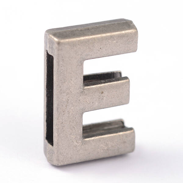 Tibetan Style Alloy Letter Slide Charms