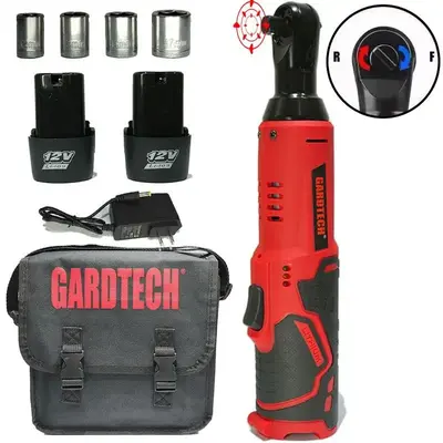 Gardtech Electric Ratchet , 12V, Heavy Duty, Save Time for Auto Repair, Spring Gift, Ideal for Spring Break Impact Brushless ...