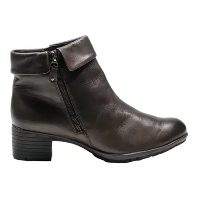 MEDICUS Ankle Boots Brown Leather Womens UK 5