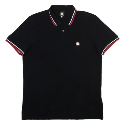 PRETTY GREEN Mens Polo Shirt Black L