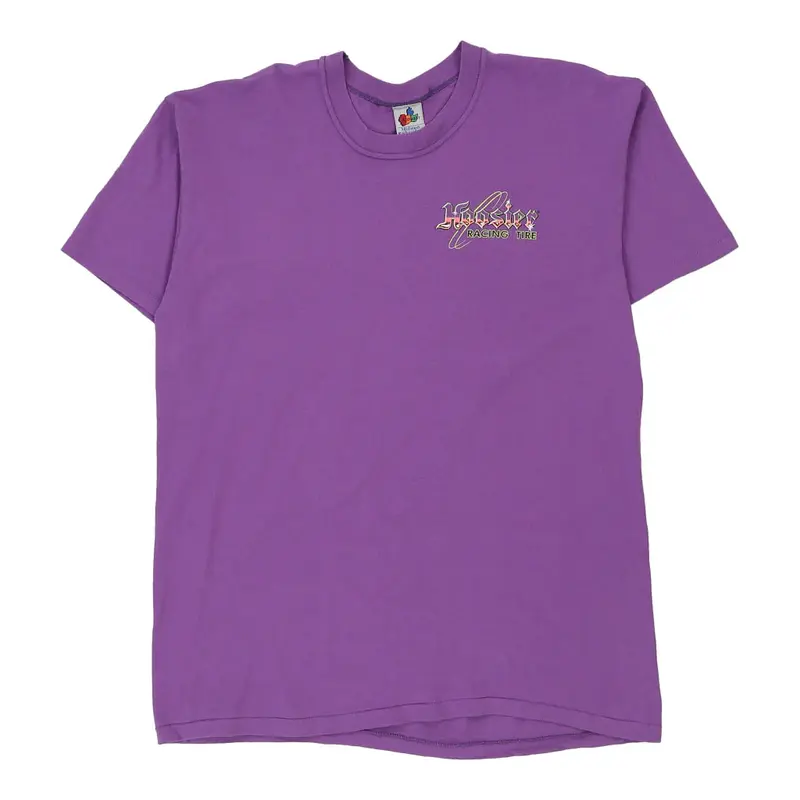Midwest Embroidery Nascar T-Shirt - 2XL Purple Cotton