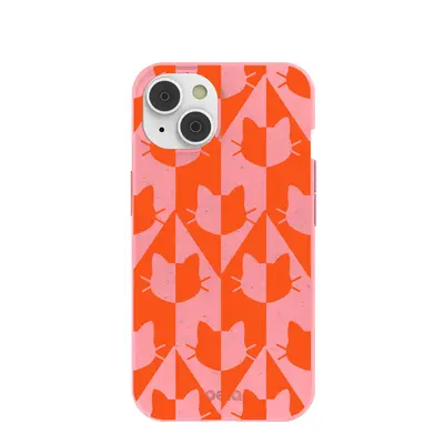 Bubblegum Pink Purr iPhone 14/16e Case