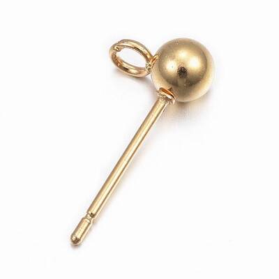 304 Stainless Steel Stud Earring Findings