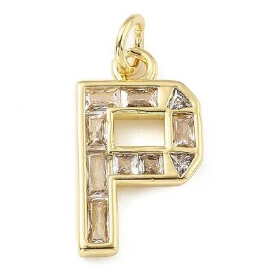 Brass Micro Pave Cubic Zirconia Pendants