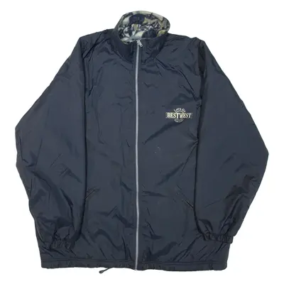 BESTWEST COLLECTION Mens Jacket Blue 2XL