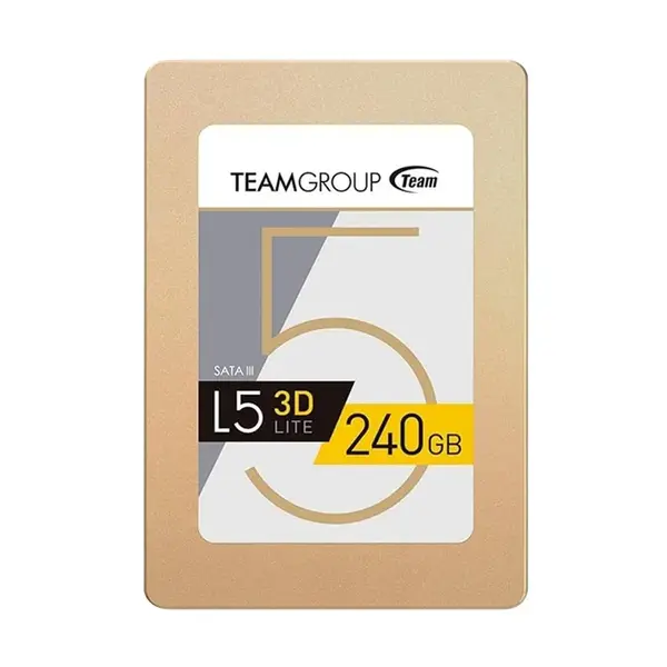 Team Group T253TD240G3C101 | L5 3D 240GB SATA 6Gb/s 2.5-Inch Solid State Drive