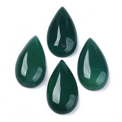 Natural Green Onyx Agate Cabochons