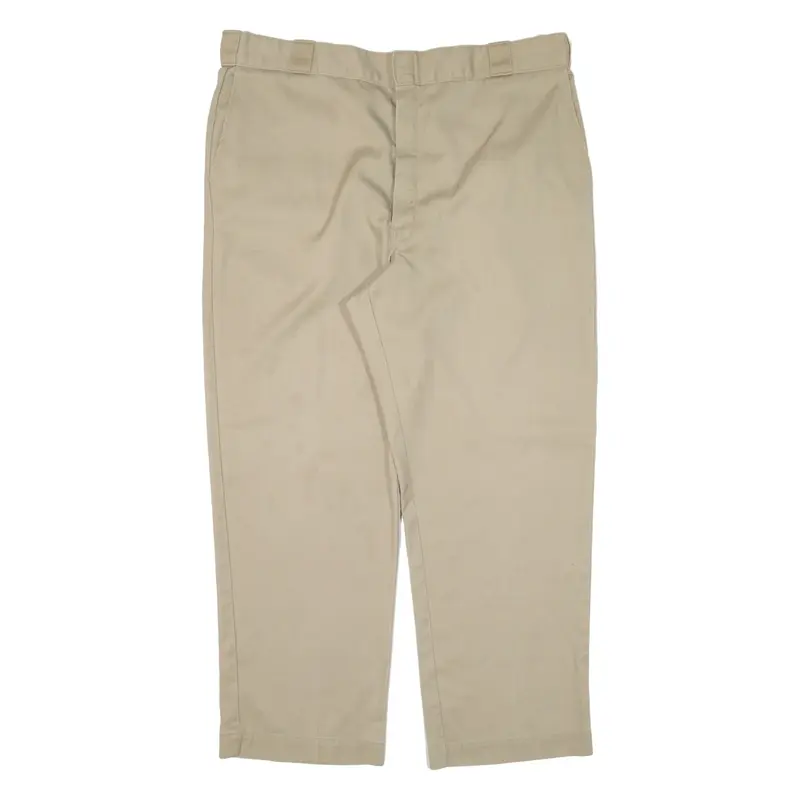 DICKIES Workwear Mens Trousers Beige Regular Straight W40 L28
