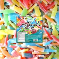 Nik-L-Nips Vintage Wax Bottle Candy Drinks Filled with Flavored Syrups 1/2 Pound Wax Candy Sweet Bonbon