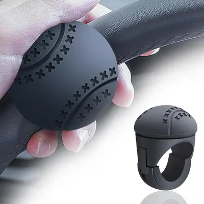 Car Steering Wheel Booster Steering Wheel Spinner Knob 360 Degree Rotation Steering Wheel Knob Ball Labor-saving One Hand Ste...
