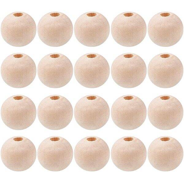 Unfinished Wood Beads