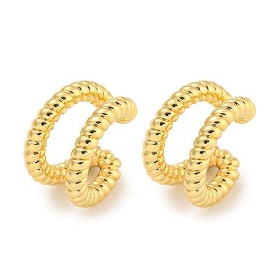 Brass Cuff Earrings for Women