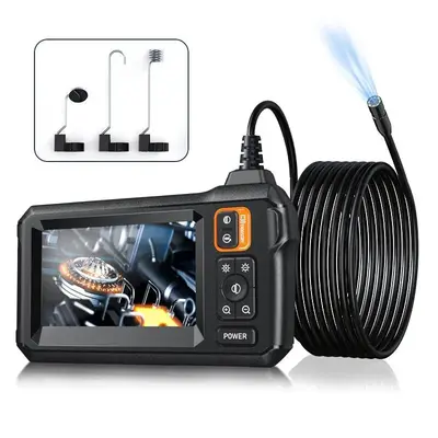 4.3inch IPS Display HD Digital Endoscope Camera, IP67 Waterproof Industrial Endoscope, Car Inspection Tool For Car Repair