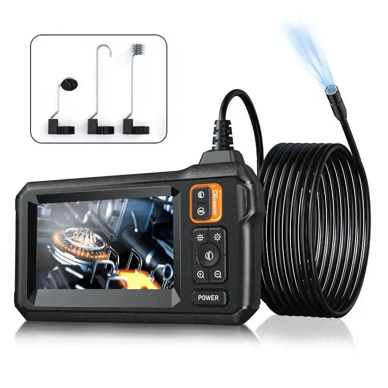 4.3inch IPS Display HD Digital Endoscope Camera, IP67 Waterproof Industrial Endoscope, Car Inspection Tool For Car Repair