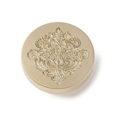 Golden Tone Wax Seal Brass Stamp Head