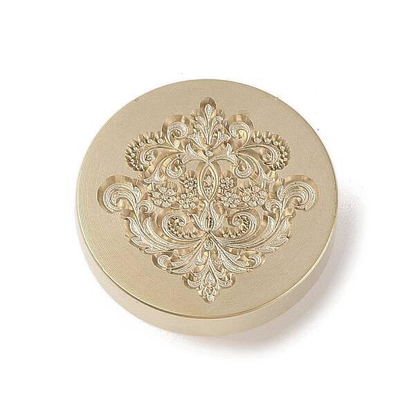 Golden Tone Wax Seal Brass Stamp Head