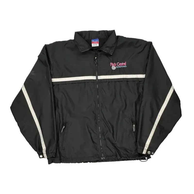 Champion Track Jacket - XL Black Polyester