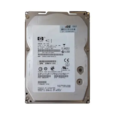 375874-013 HP 300GB 3Gb/s SAS 15000 3.5-inch Hard Drive
