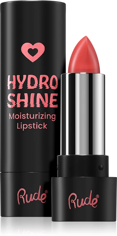 Rude Cosmetics Hydro Shine Moisturizing Lipstick Color Sweet Rose 3.7 g