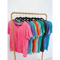 ViVi  Mineral Wash V-Neck Tee