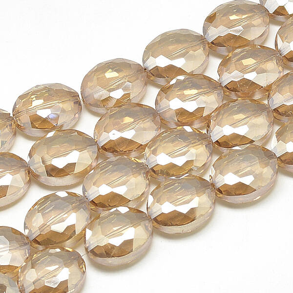 Electroplate Glass Beads Strands