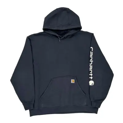 Original Fit Carhartt Hoodie - 2XL Navy Cotton Blend