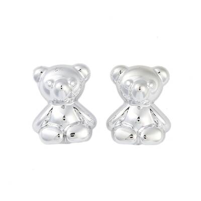 Bear CCB Plastic Stud Earrings for Women