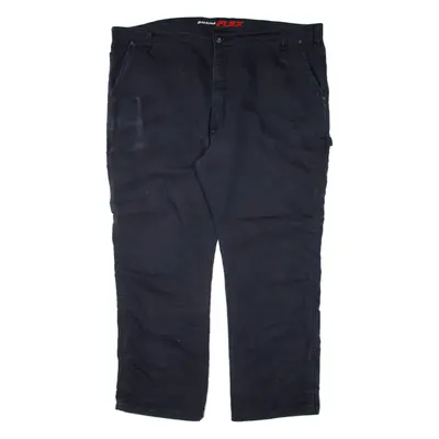 DICKIES Carpenter Workwear Mens Trousers Black Regular Straight W46 L30