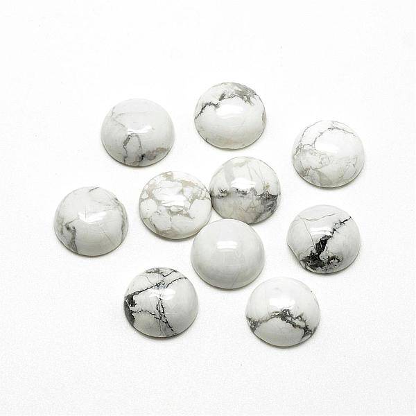 Natural Howlite Cabochons