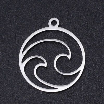 Non-Tarnish 201 Stainless Steel Laser Cut Pendants