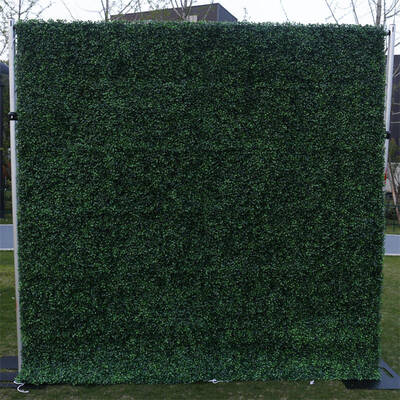 Green Artificial Grass Wall Backdrop For Party Decor - Aperturee