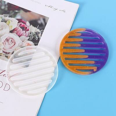 Flat Round Silicone Cup Mat Molds