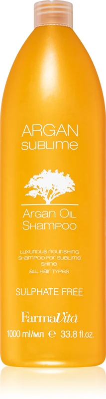 FarmaVita Argan Sublime sulfate-free shampoo with argan oil 1000 ml