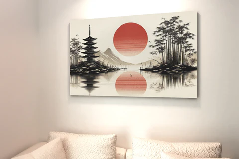 Zen Serenity at Sunset