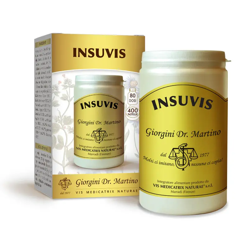 Dr Giorgini Insuvis - 400 tablets of 500 mg - 200 gr