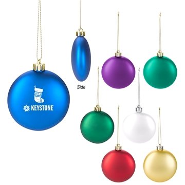 250 Promotional Round Disk Ornament - Shatter-Resistant
