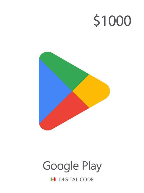 Google Play Gift Card MX 1000 MXN Mexico | Google