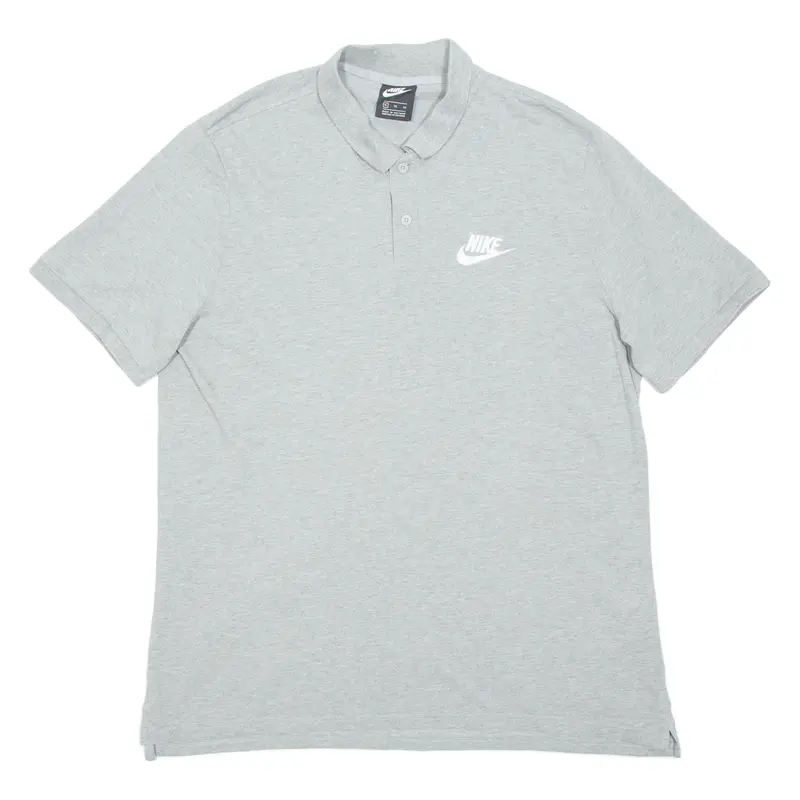 NIKE Mens Polo Shirt Grey XL