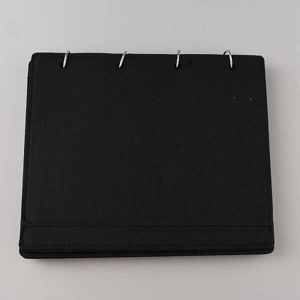 4 Pages Felt Shoe Charms Collection Binder Book