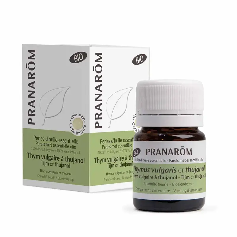 Pranarôm Essential Oils Thyme with Organic Thujanol 60 Pearls