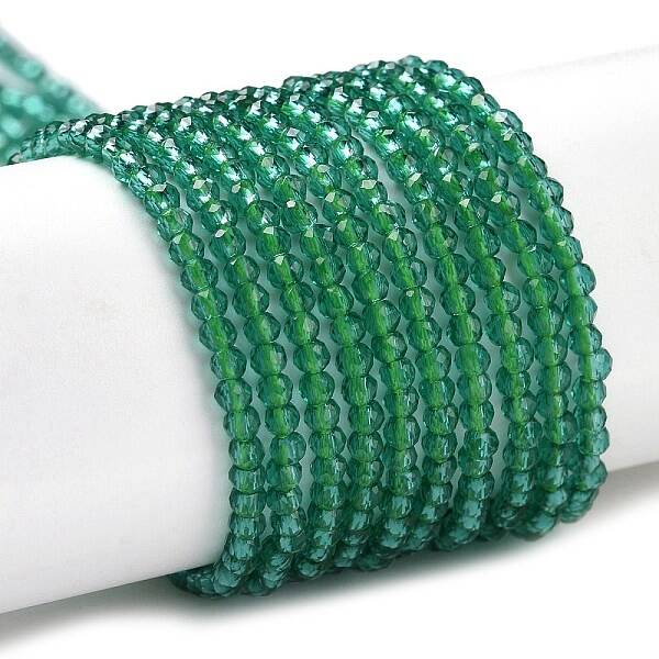 Transparent Glass Beads Strands
