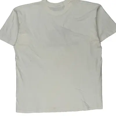Single Stitch Guess Graphic T-Shirt - Large White Cotton